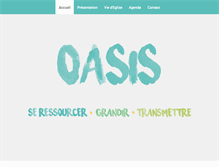Tablet Screenshot of eglise-oasis.fr